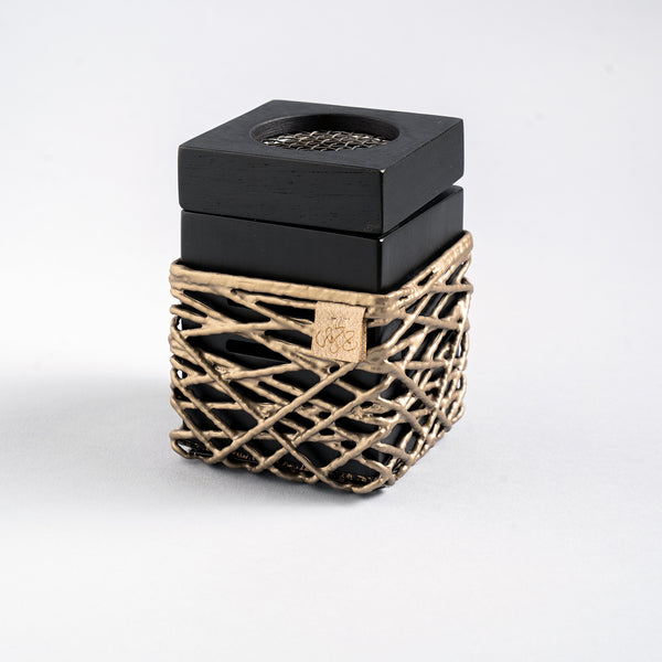 String Safe Black Mobkhar Matt <span class='printOnly' >مبخر آمن اسود</span>