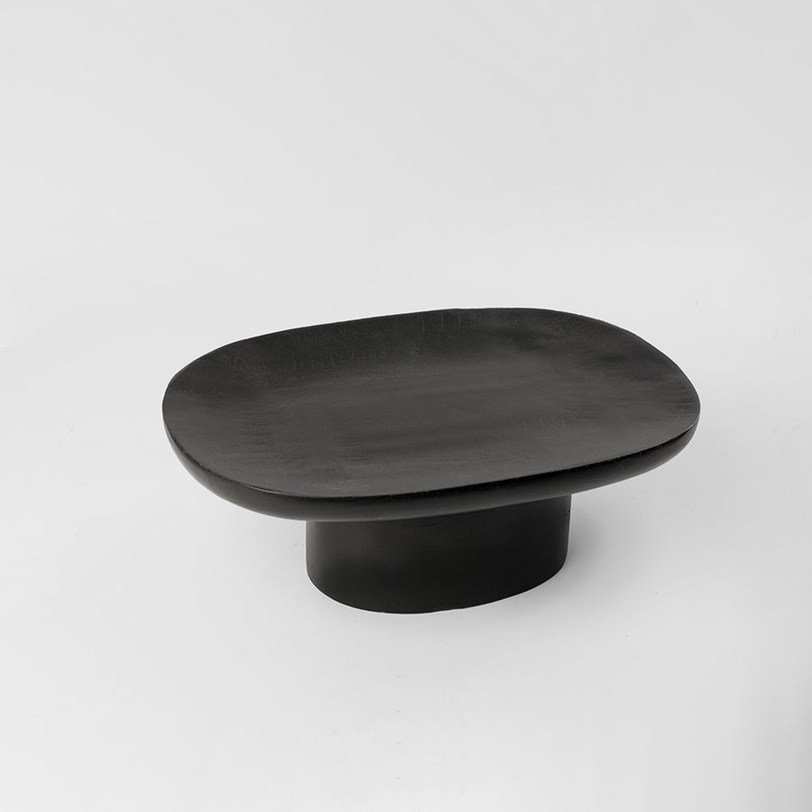 serving stand oval shape 11 cm height