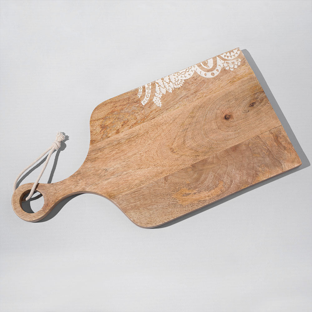 Wood Decorated Cutting Board 45 x 23 cm