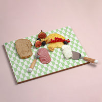 Rectangle serving platter